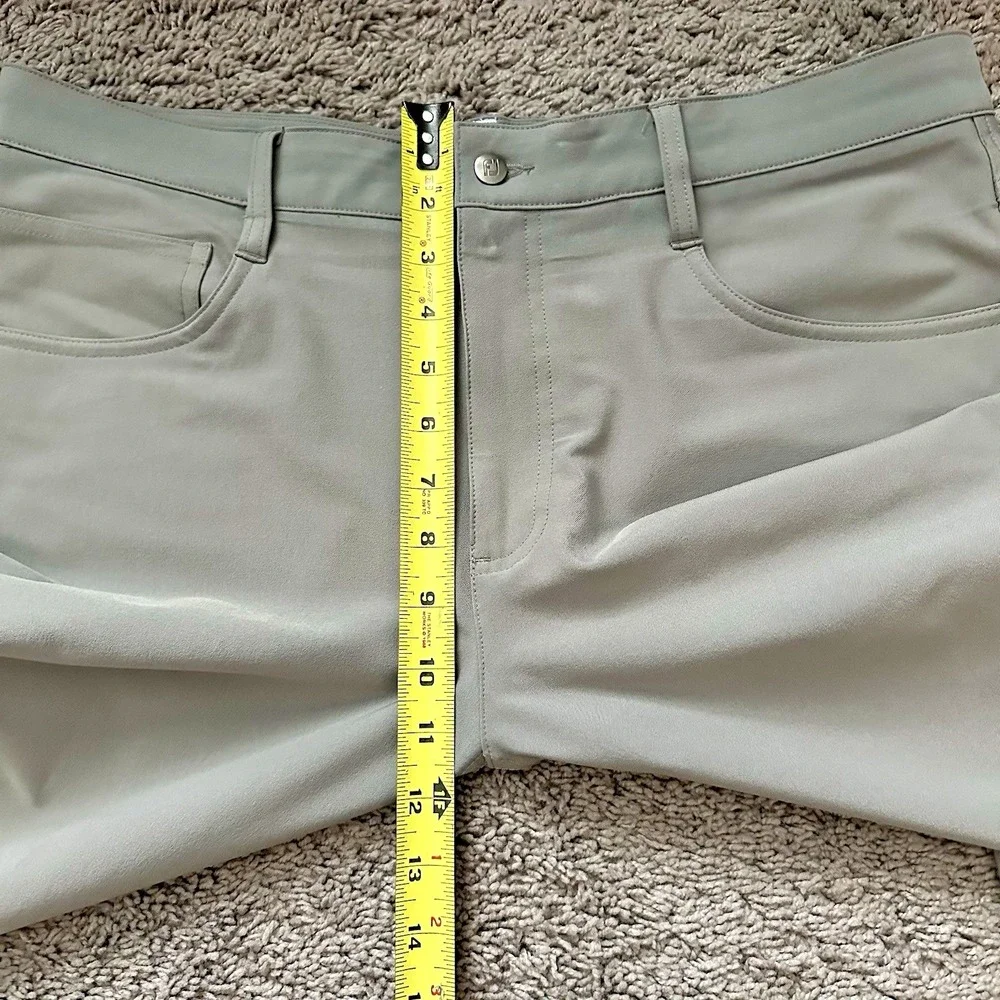 FootJoy FJ Men's Golf Athletic Fit 35x34 Gray Performance Moisture Wicking Pants